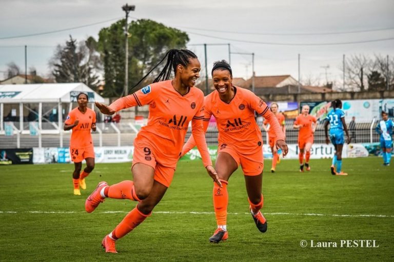 Marie-Antoinette Katoto_Grace Geyoro-PSG-Victoire-OL