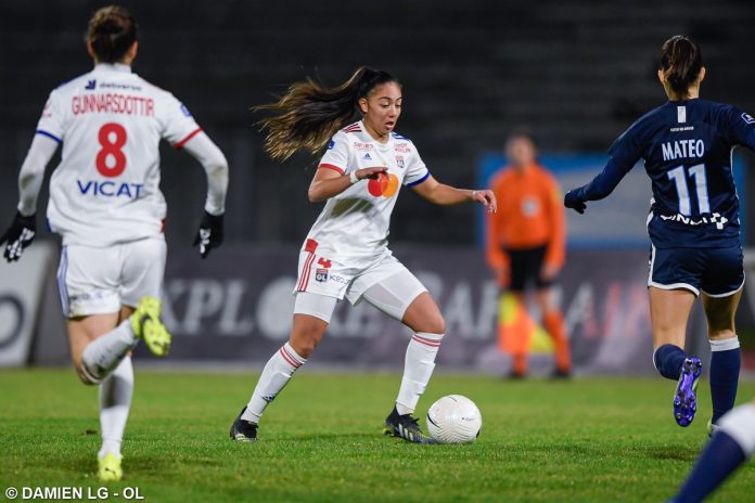 Selma Bacha a participé à la victoire de Lyon sur le Paris FC