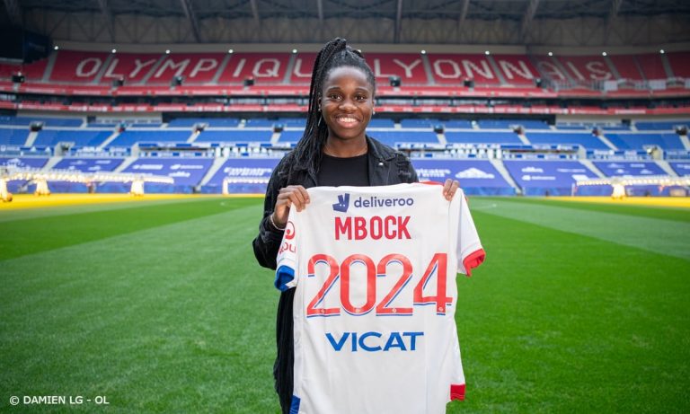 Griedge Mbock a prolongé son contrat avec l'OL jusqu'en 2024.