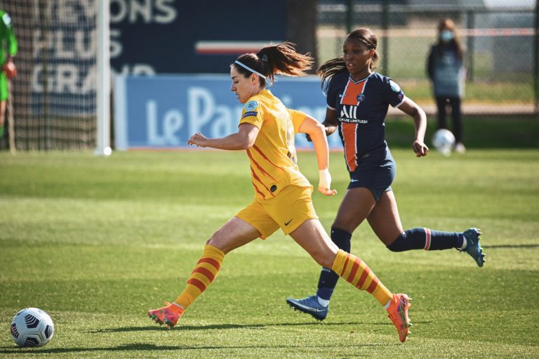 Le match PSG - Barcelone raconté en images avec Laura Pestel