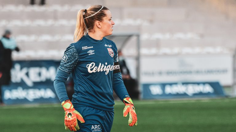 Solène Froger est actuellement impassable avec guingamp. ©Laura Pestel