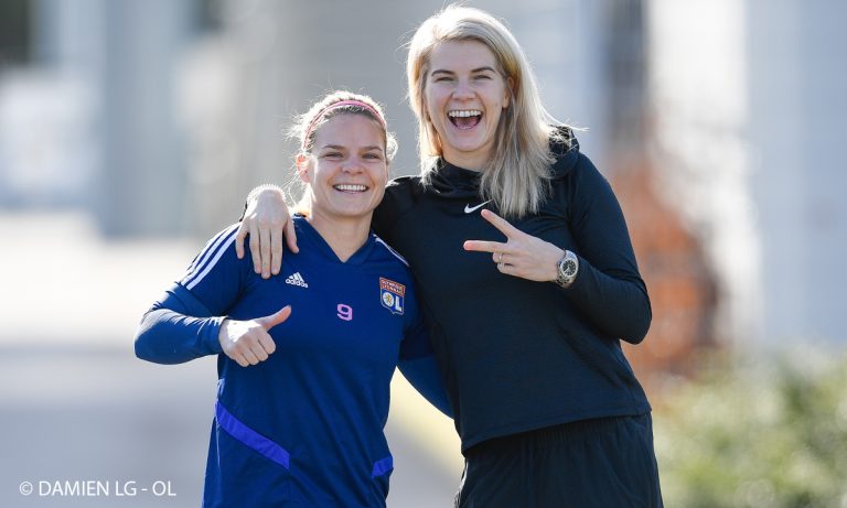 Ada Hegerberg et Eugénie Le Sommer