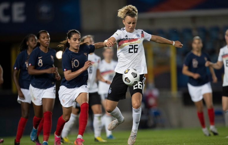 Les cinq Bleues qui ont marqué des points face à l'Allemagne