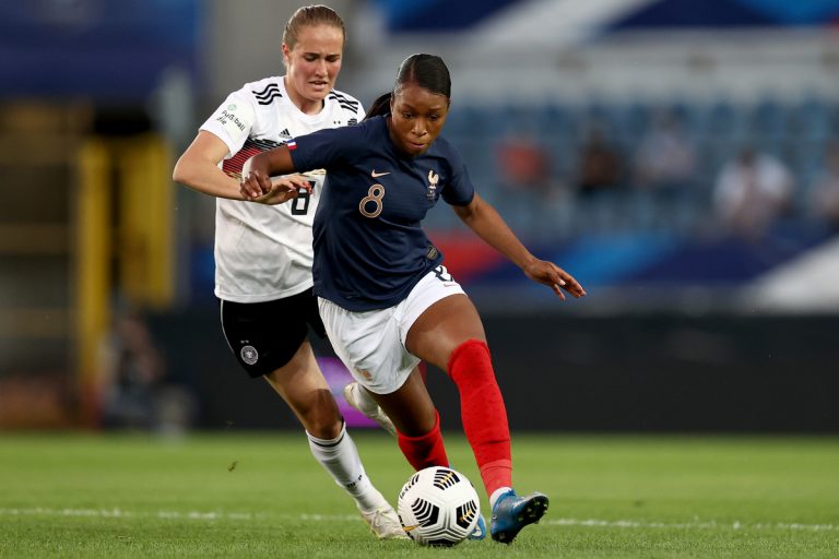 Grace Geyoro face à l'Allemagne