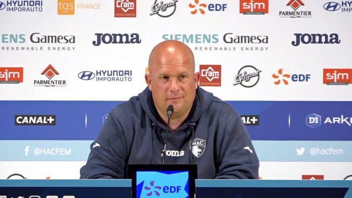 Michaël Bunel, entraîneur du Havre.