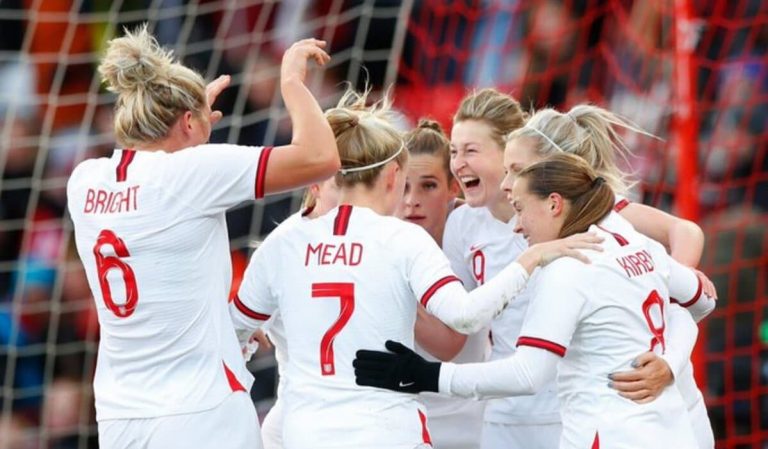 L'équipe féminine d'Angleterre