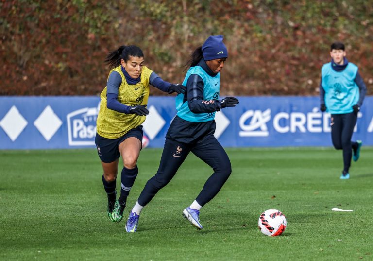 Entrainement des Bleues