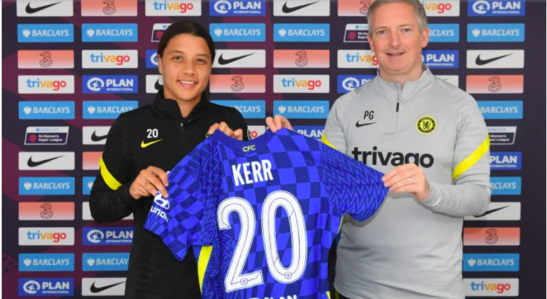 Sam Kerr avec Chelsea