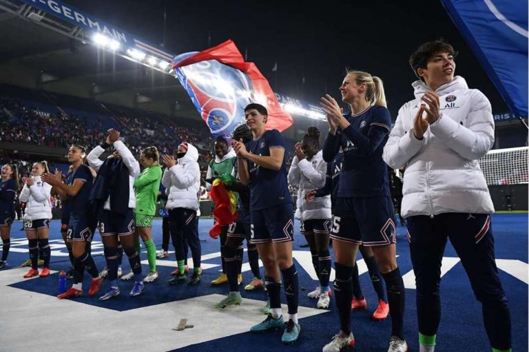 Le PSG feminin au Parc