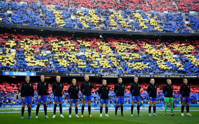 Record affluence football féminin Camp Nou