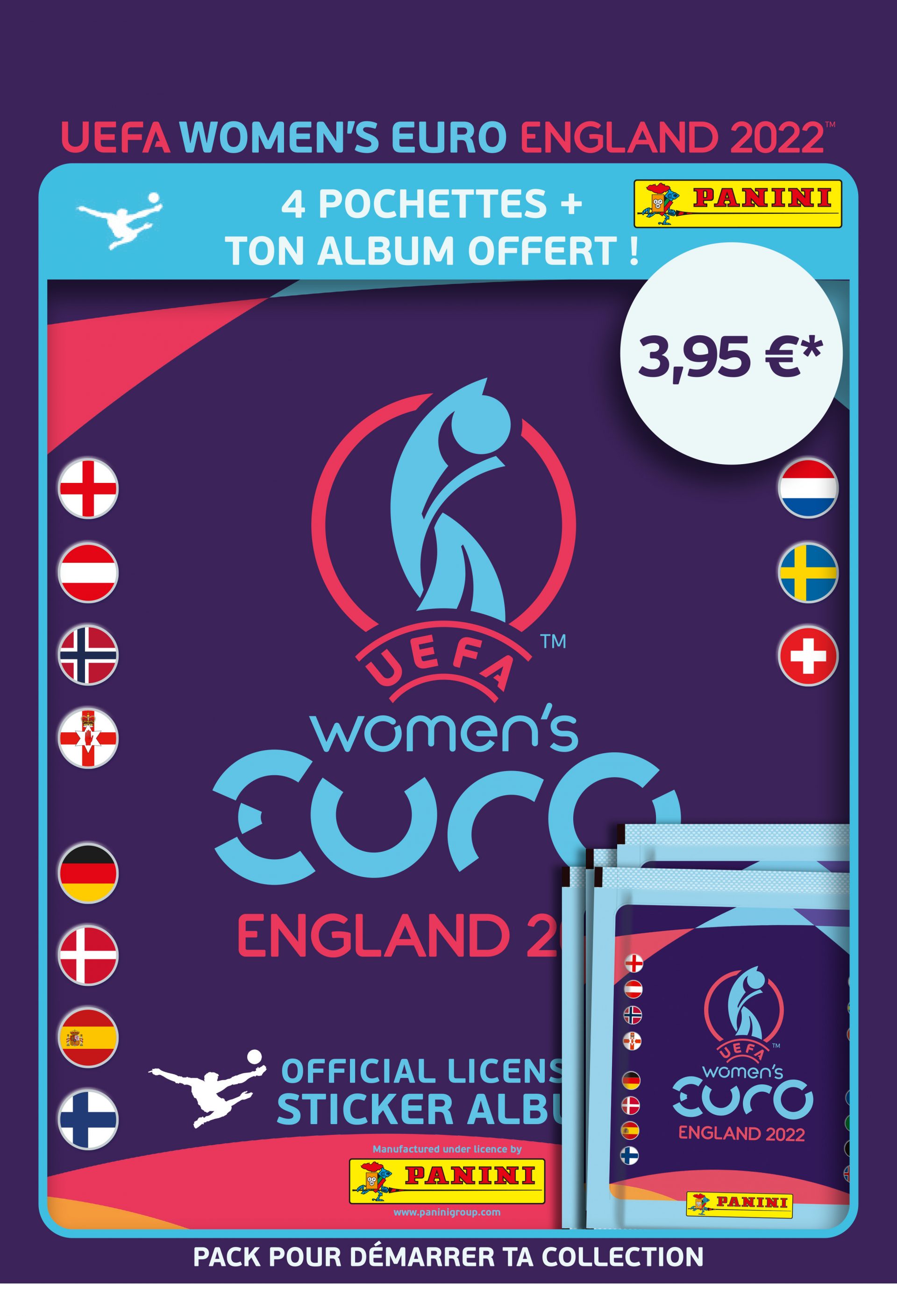 122 PANINI ÉQUIPE De France Olympique Sans Doublon Avec Boite Metal EUR