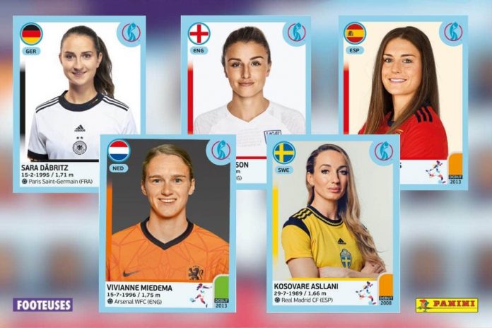 Album Panini Euro féminin 2022