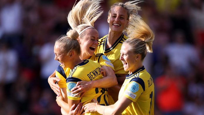 Suisse contre Suède à l'Euro féminin