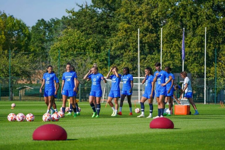 Bleues Clairefontaine entrainement