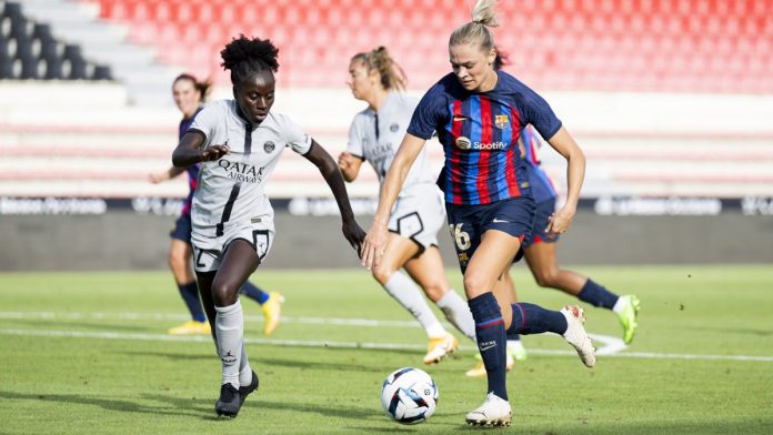 Amos Womens French Cup Karchaoui Paris SG Saint-Germain PSG Barcelone Amical