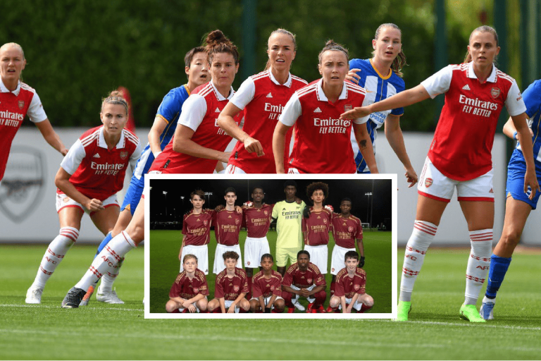 Arsenal féminine U15 masculin amical