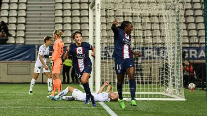 PSG Ligue des champions féminine résultat barrages