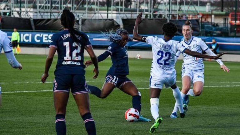 prog tv foot féminin PSG Soyaux