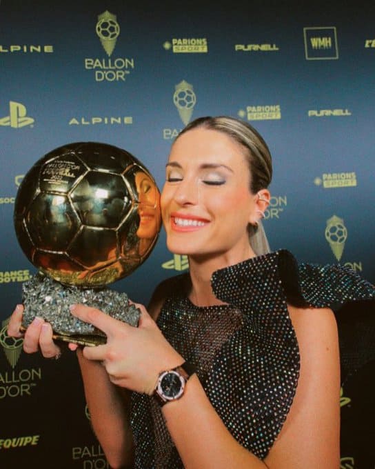 Alexia Putellas a remporté le Ballon d'Or féminin 2022