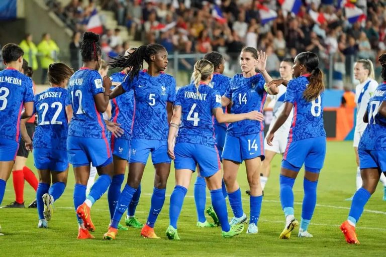 Bleues France féminine Norvège