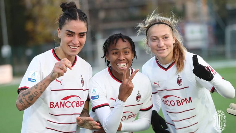 Lindsey Thomas Milan AC féminin féminine Seria A Serie