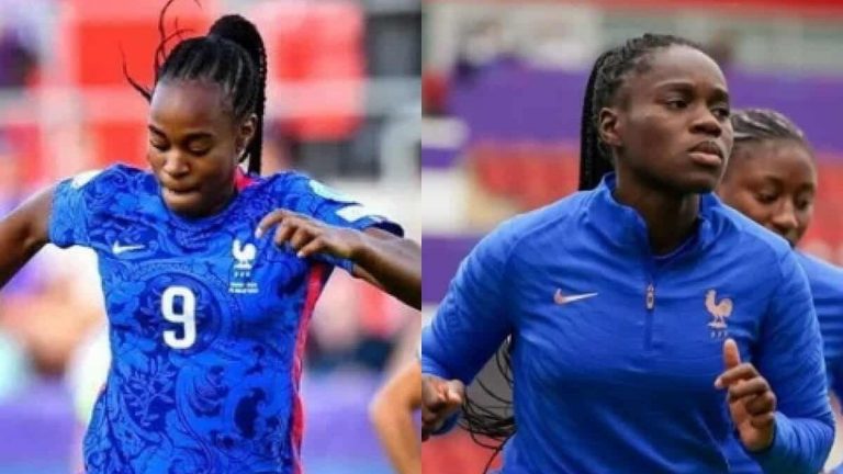 Marie-Antoinette Katoto et Griedge Mbock en équipe de France féminine