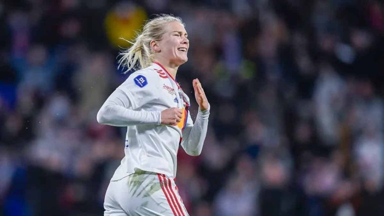 Ada Hegerberg est de retour de blessure avec l'OL féminin.