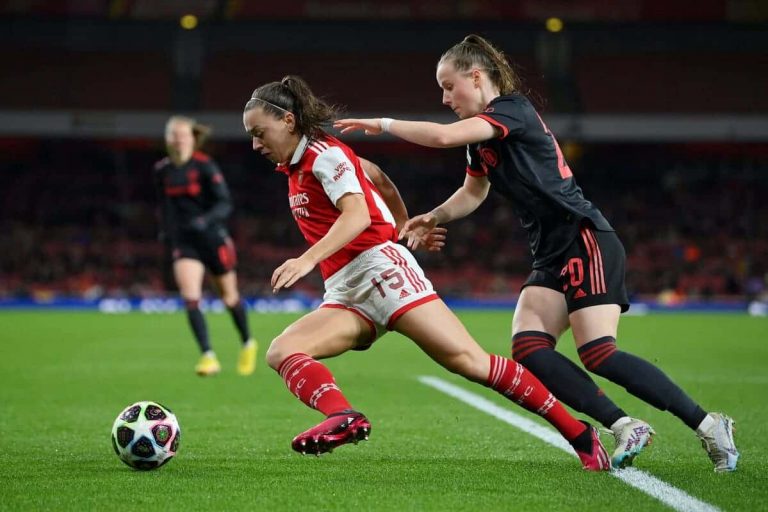 Ligue des champions féminine, C1 Arsenal contre Bayern.