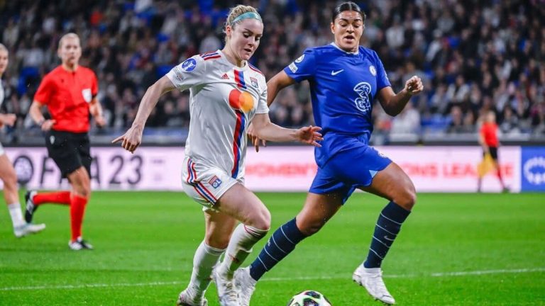 Notes joueuses OL féminines Chelsea en C1 women.