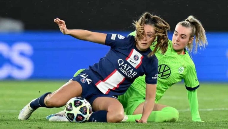 Notes joueuses PSG féminin Wolfsburg en C1.