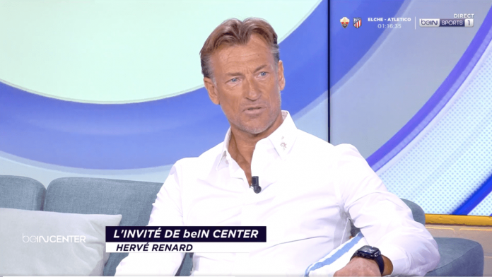 Hervé Renard sur la diffusion TV de la D1 féminine.