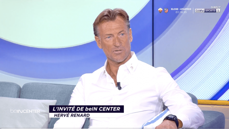 Hervé Renard sur la diffusion TV de la D1 féminine.