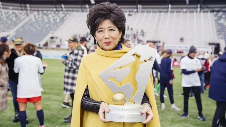 Michele Kang et l'OL féminin.