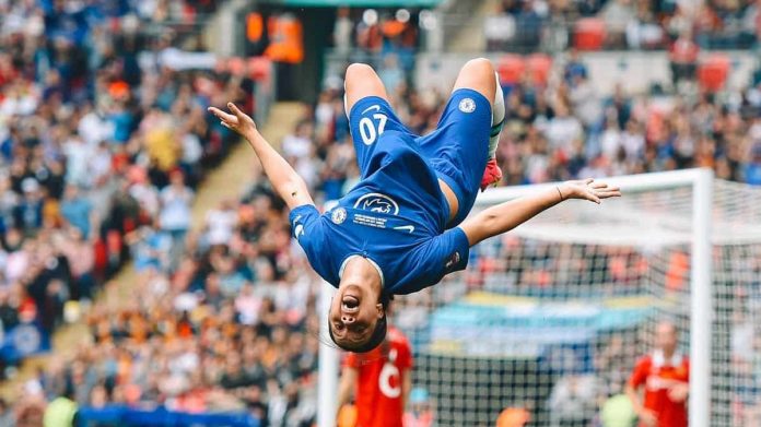 Sam Kerr offre la victoire à Chelsea à Wembley en FA Cup féminines.