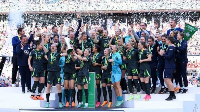 Résultats match foot féminin Wolfsburg Coupe d'Allemagne féminine.