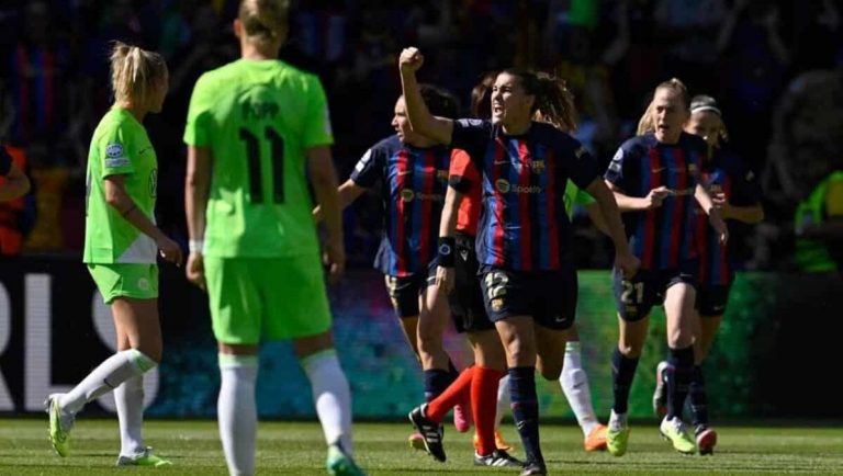 Résultat Barcelone Wolfsburg en C1 foot femmes.