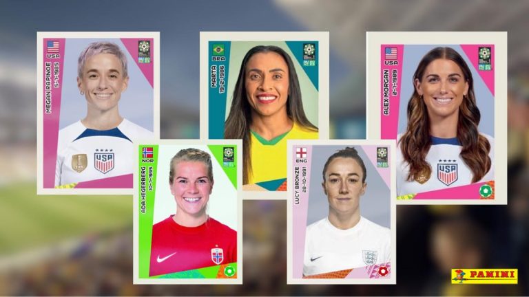 Album Panini féminin mondial 2023.