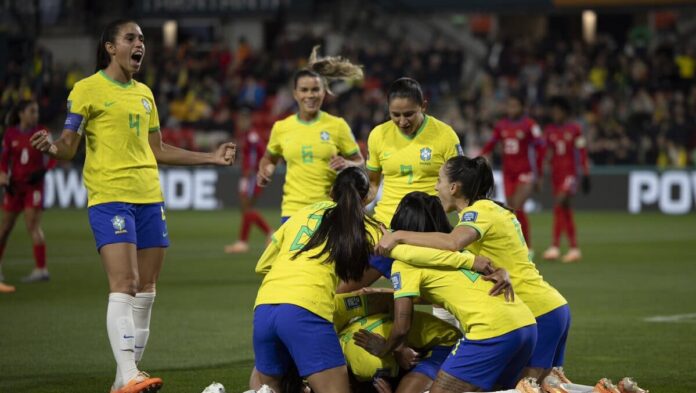 Match Brésil Coupe du monde féminine.