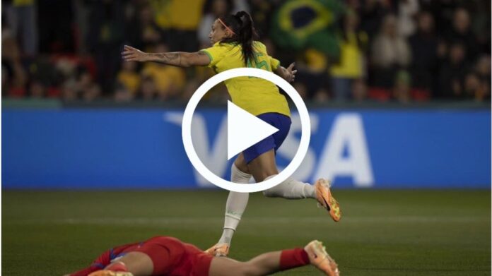 Le but du Brésil foot féminin en vidéo conte le Panama.