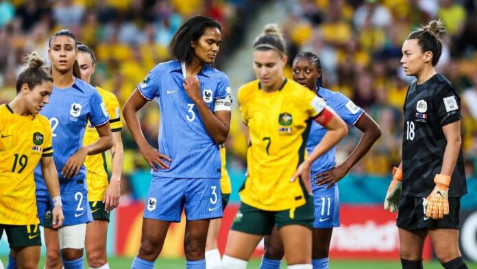 Notes Bleues France-Australie Coupe du monde féminine.