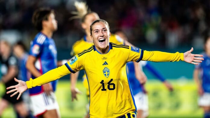 Match Suède Japon foot féminin Mondial femmes.