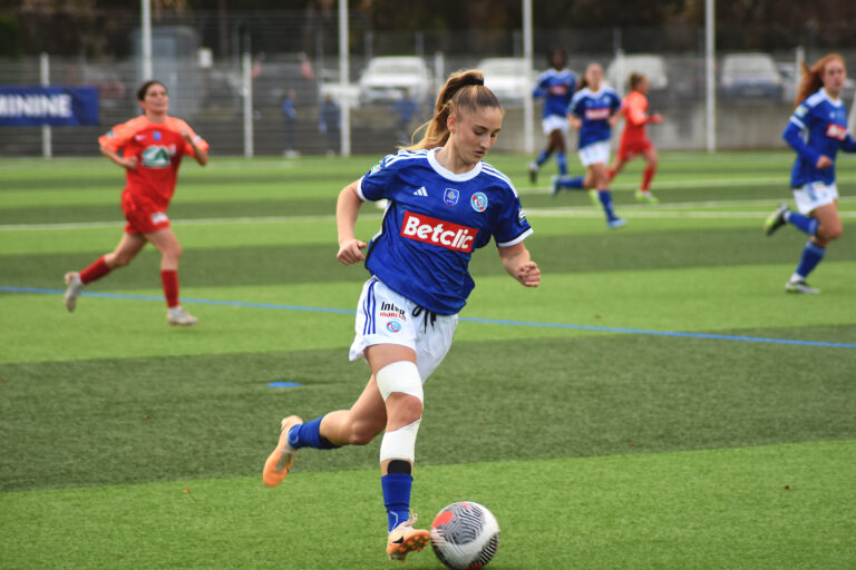 Pauline Haugou Strasbourg RCSA féminin féminine coupe de france valence