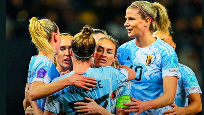 Belgique féminine féminin ligue nations Norvège suède football