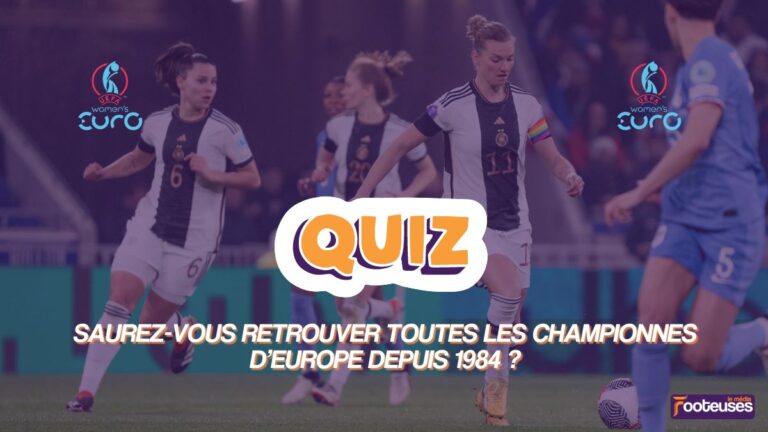 Euro féminin Quiz jeu féminine Allemagne foot