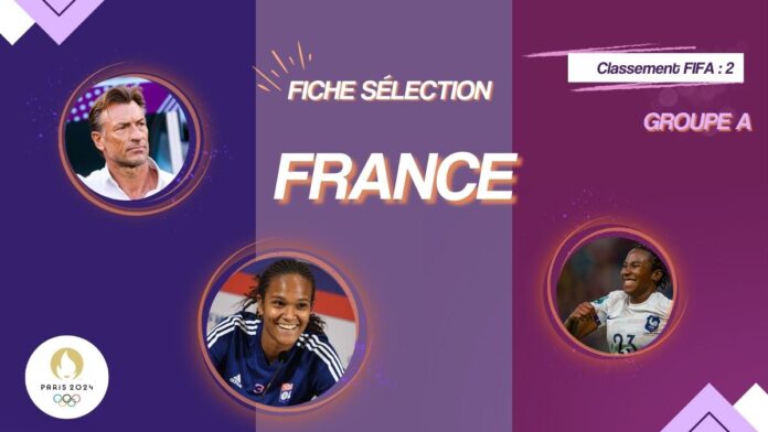 France fiche sélection Jeux Olympiques 2024 JO Paris féminin