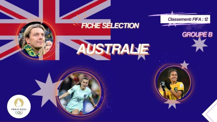 Australie Jeux Olympiques féminin JO Paris 2024 féminine foot