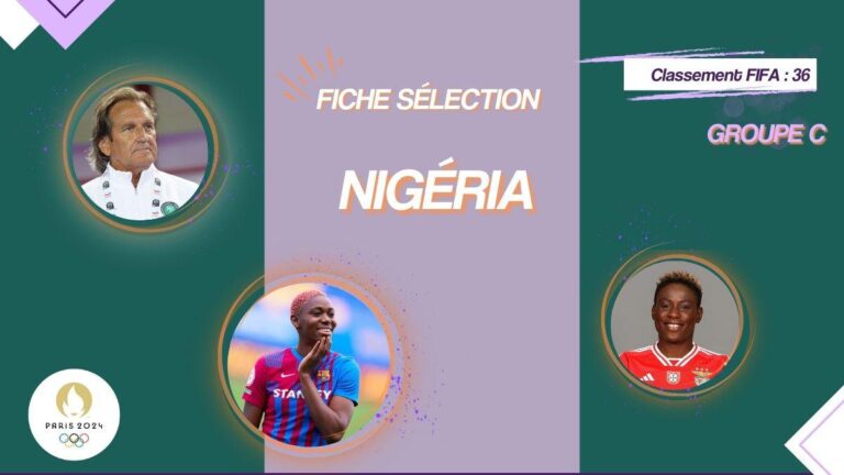 Nigeria Jeux Olympiques féminin JO Paris 2024 féminine foot