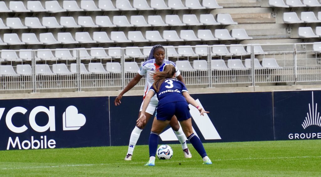 Diani lors du match Paris FC face à l'OL -Arkema Première Ligue 2024 - © Clémence ALLAIN