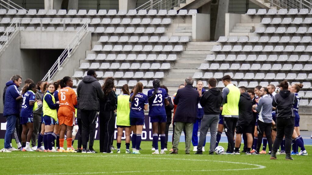 Paris FC face à l'OL -Arkema Première Ligue 2024 - © Clémence ALLAIN