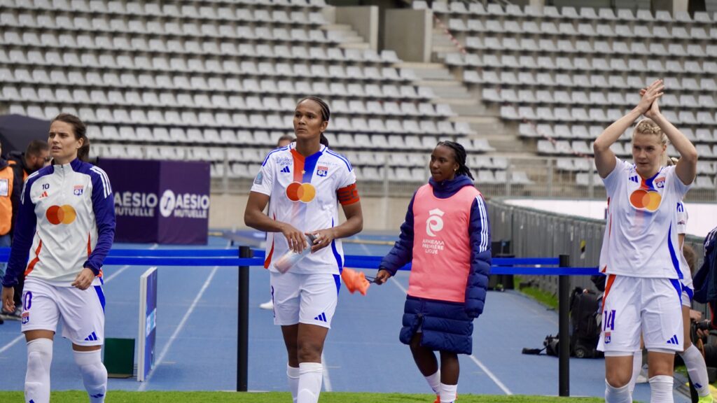 Wendie Renard lors du Paris FC face à l'OL -Arkema Première Ligue 2024 - © Clémence ALLAIN